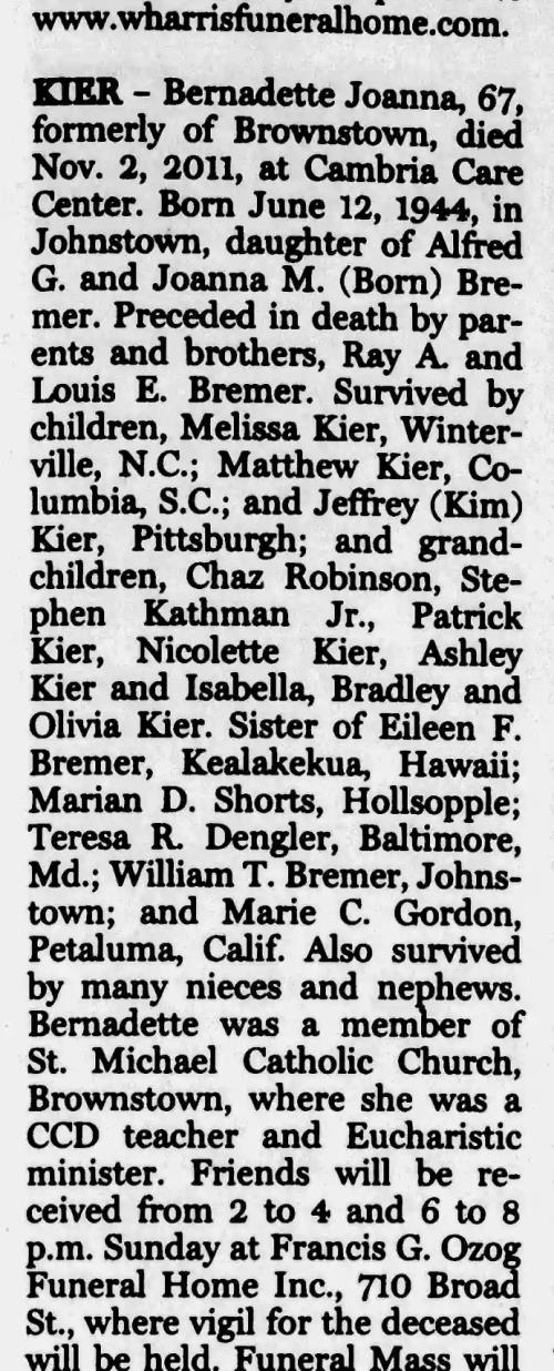 ObituaryNov052011722201 NewspaperArchive